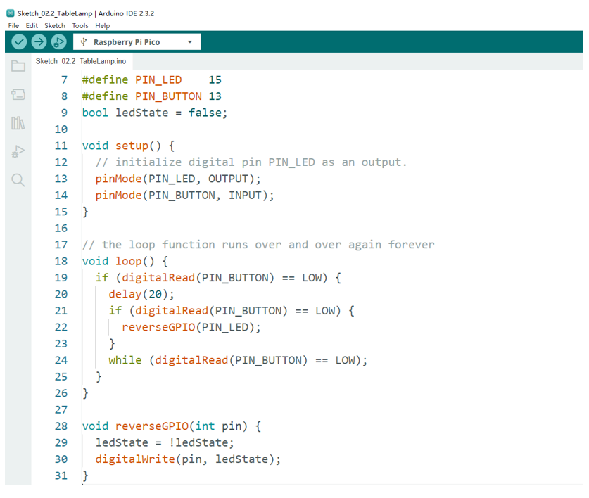 2. Chapter Button & LED — fnk0063-docs v1.0.0 documentation