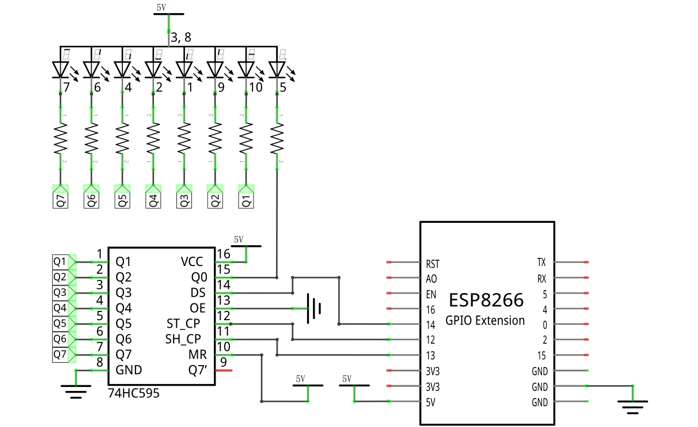 Chapter 14 74HC595 & 7-Segment Display — fnk0073-docs v1.0.0